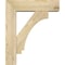 Ekena Millwork Imperial Block Rough Sawn Bracket w/ Offset Brace, Douglas Fir, 6"W x 20"D x 24"H BKT0604X20X24IMP05RDF - alternate 2